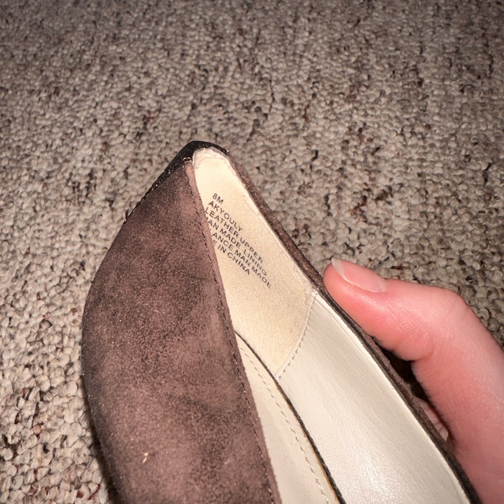 Brown suede heels - Picture 4 of 4